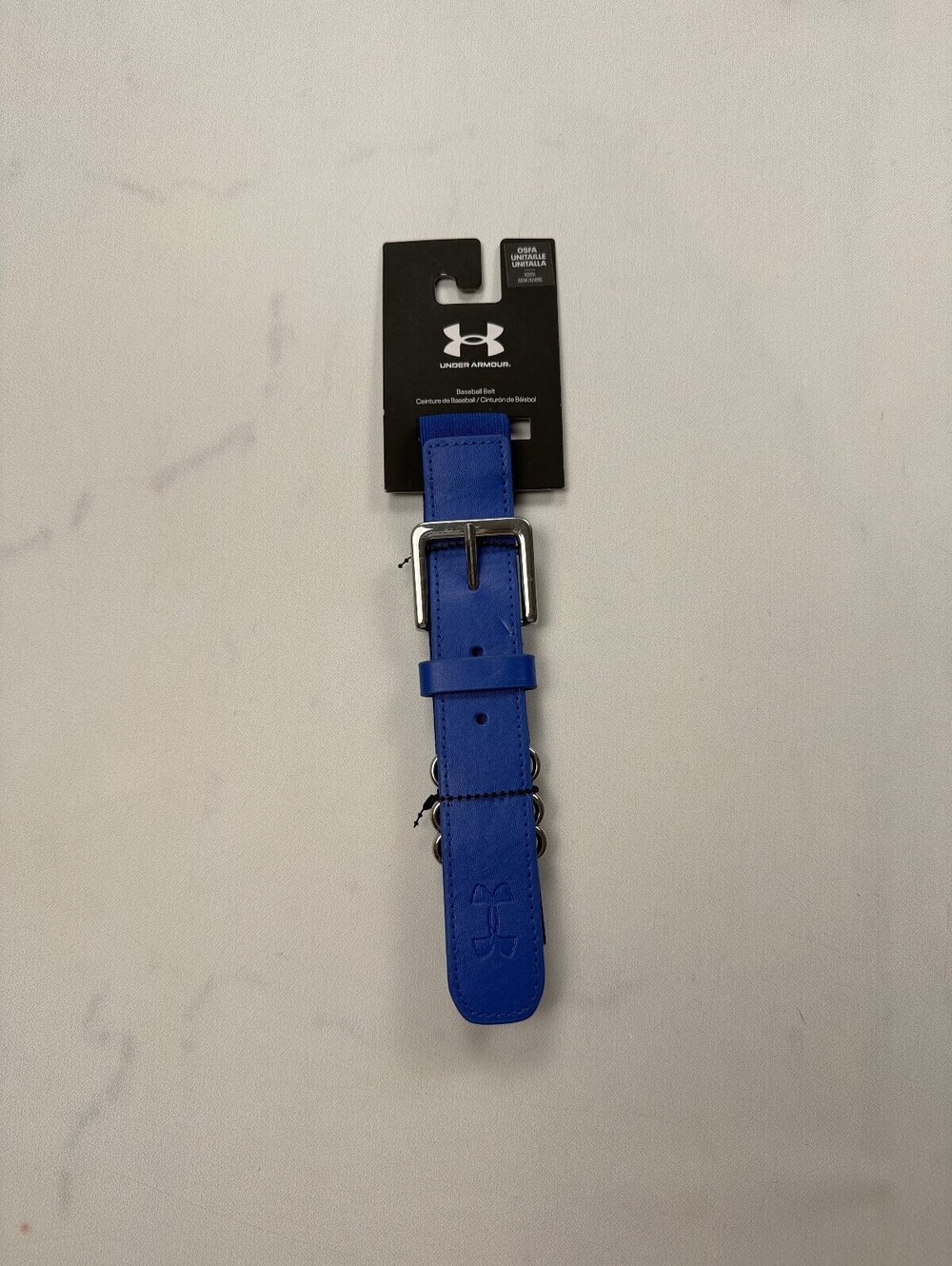 Under Armour Baseball Belt Blue Current Adjustable - Boys OSFA